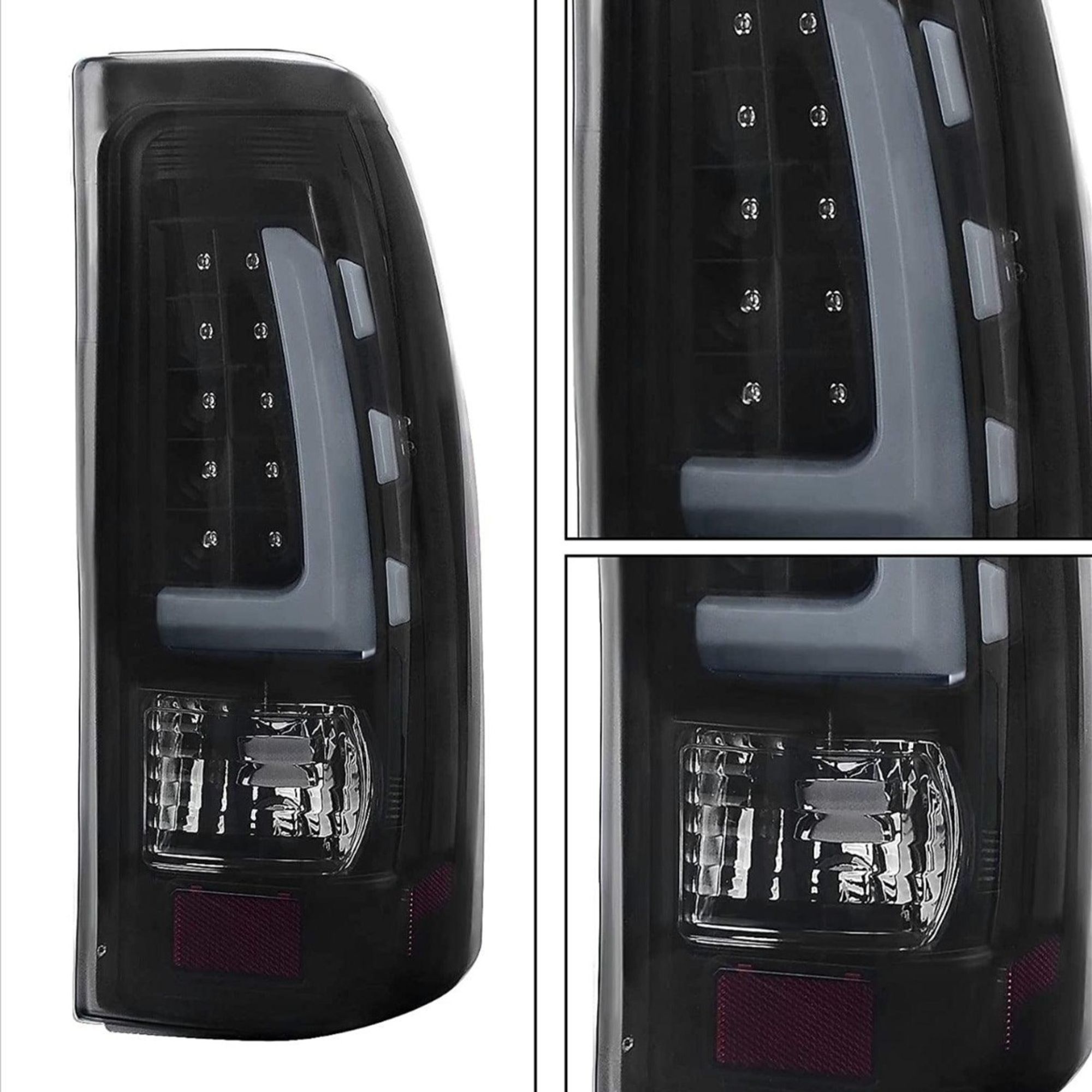 LED DRL Headlights + Smoke Tail Lights Set For 2003-2006 Chevy Silverado 1500 6 thumbnail image