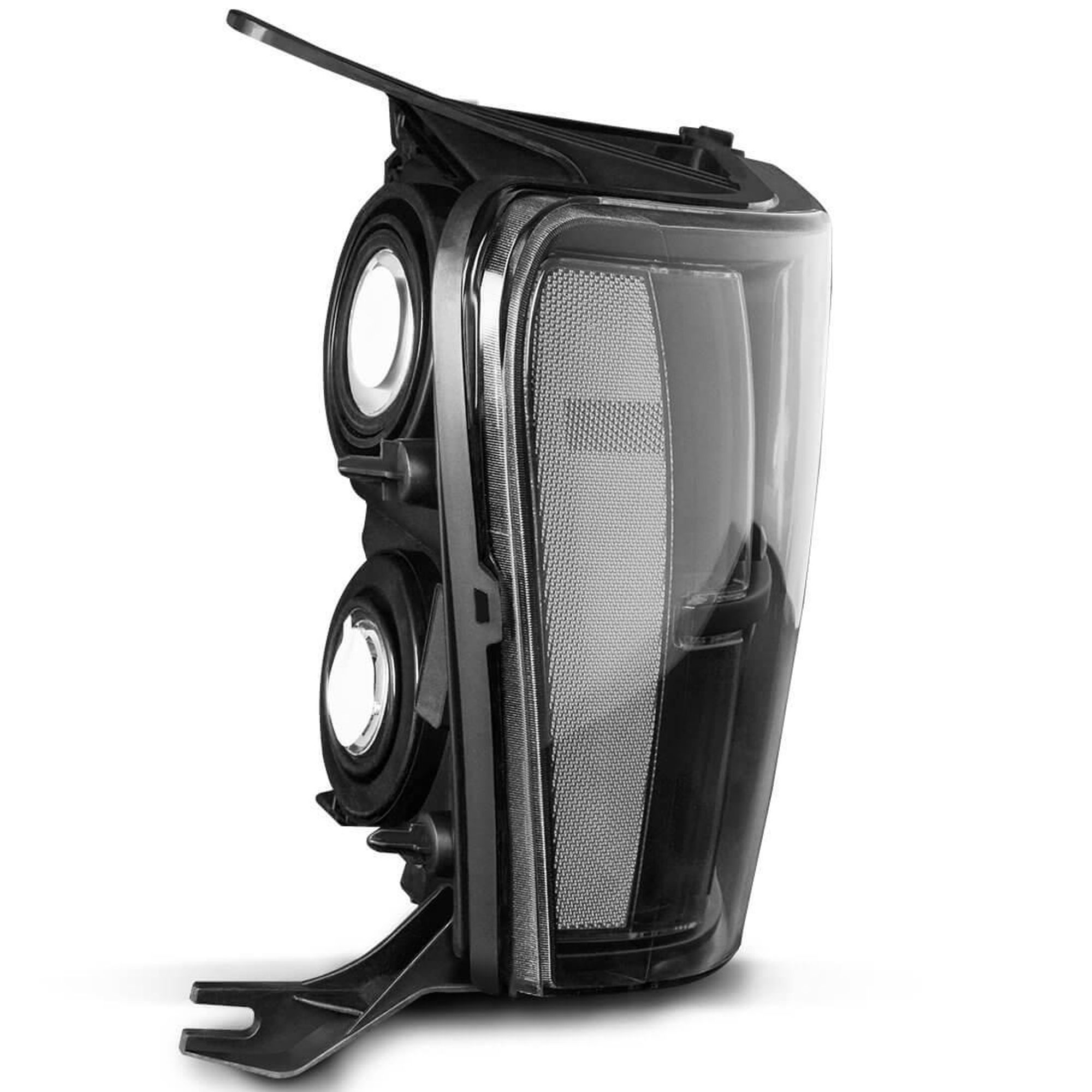 Pair Of Headlight Replacement Lenses – Clear Polycarbonate – For 2007-2013 GMC Sierra 1500 2500HD 3500HD – PIT66