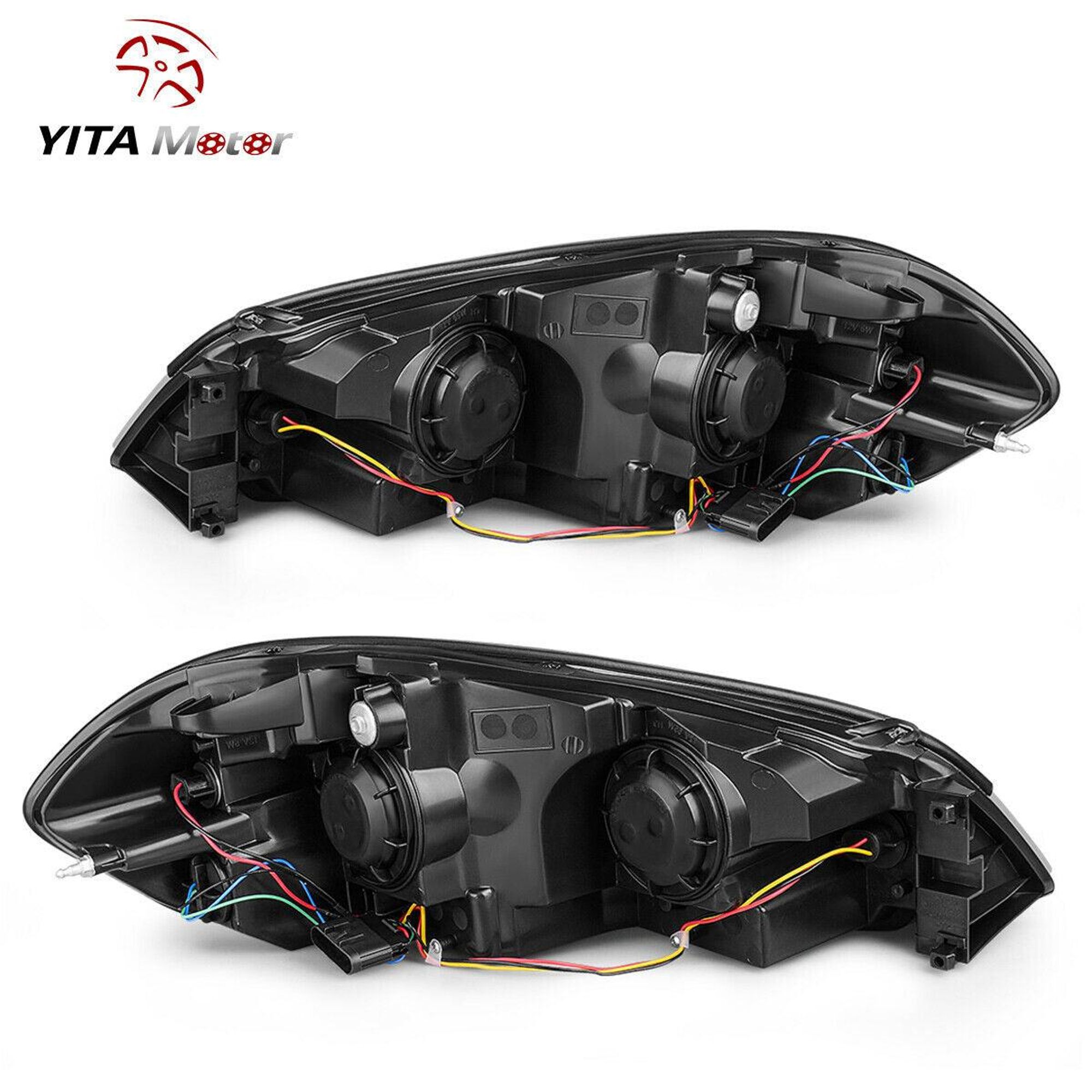 Pair Of Black Headlights For 2006-2013 Chevy Impala & 06-07 Monte Carlo - Spec-D Tuning 2 thumbnail image