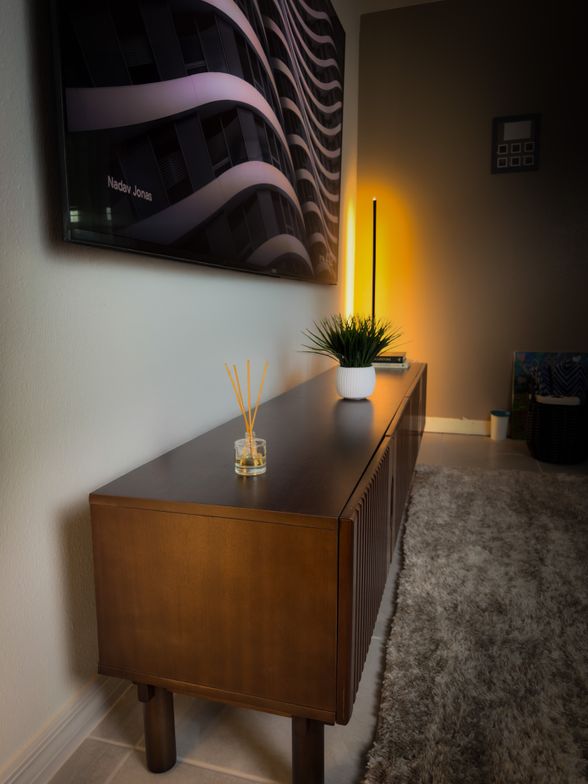 Knut 78 inch Fluted Solid Wood TV Stand | HERNEST