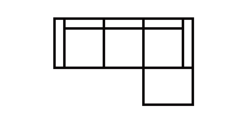 Nesten 3-Piece Sectional Sofa