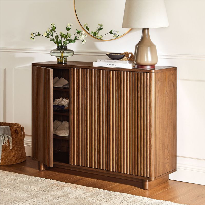 Sabina 48" Ash Wood Shoe Storage