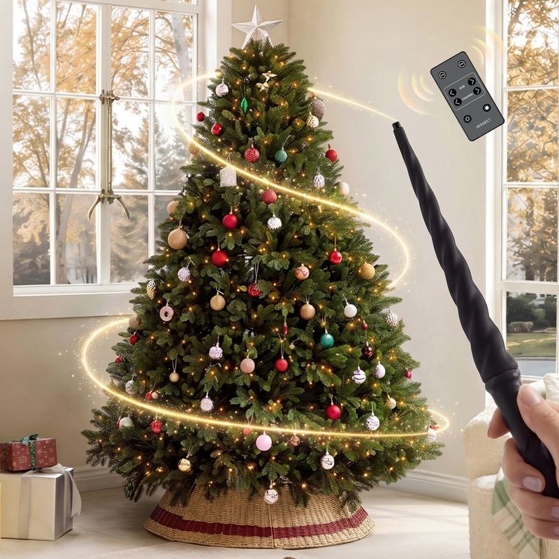 CastGlow 6.5′ Artificial Christmas Tree Full Green