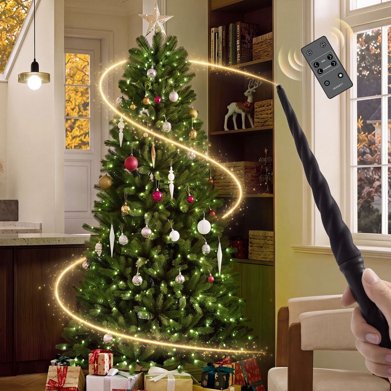 CastGlow 6.5′ Artificial Christmas Tree Slim Green