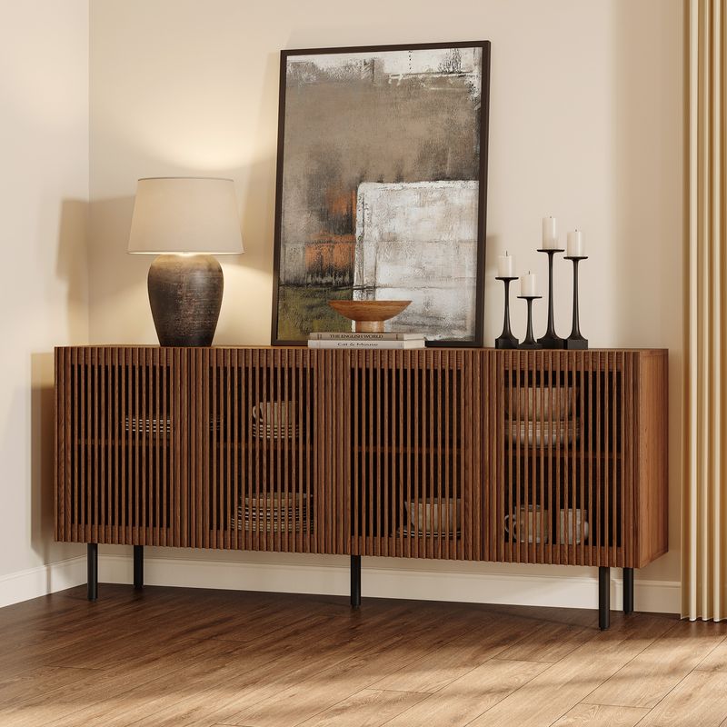 midcentury額 Mid-Century Modern “Perspecta” Walnut Credenza by Kent Coffey, c