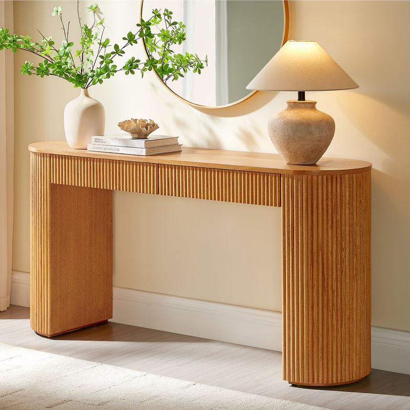 Rolf 60" Oak Console Table