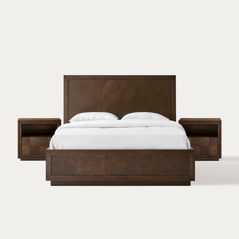 3-Piece Thursen Chevron Bedroom Set