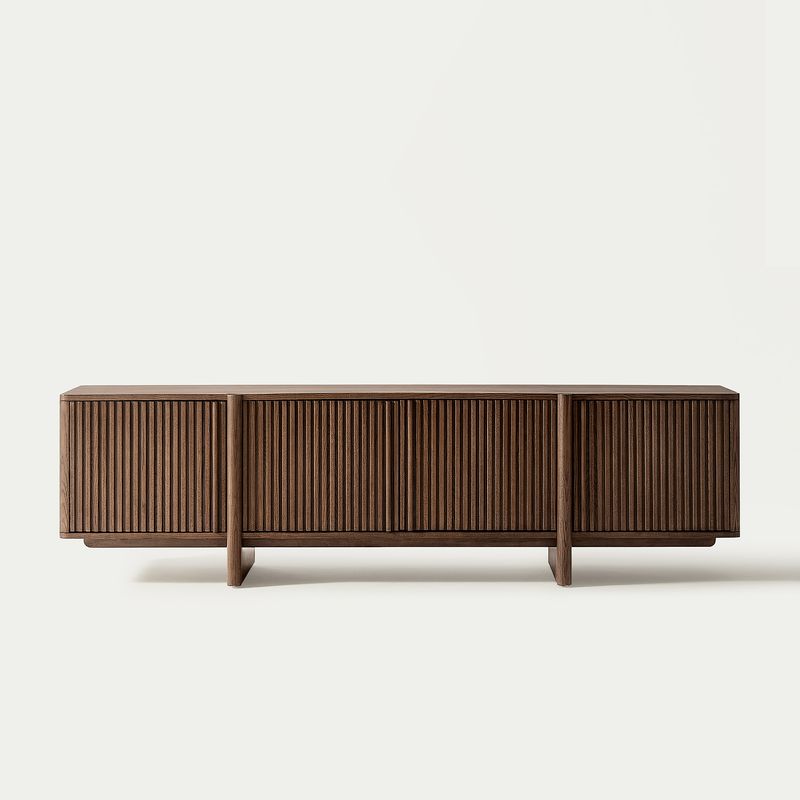 Sabina 84" Ash Wood Media Console