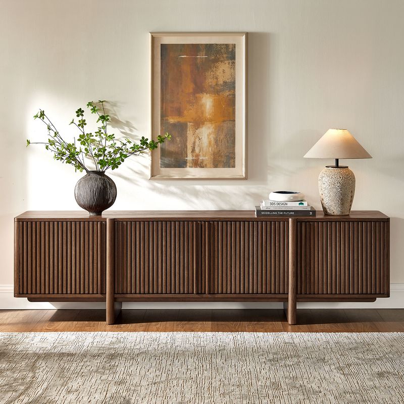Sabina 84" Ash Wood Media Console