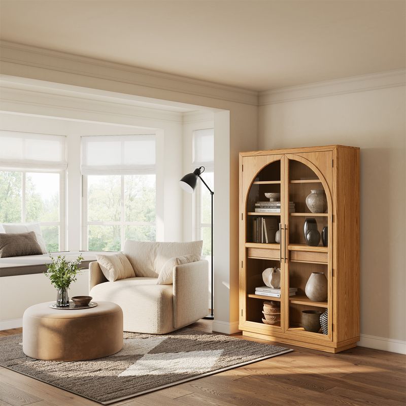 Valborg 47" Oak Cabinet
