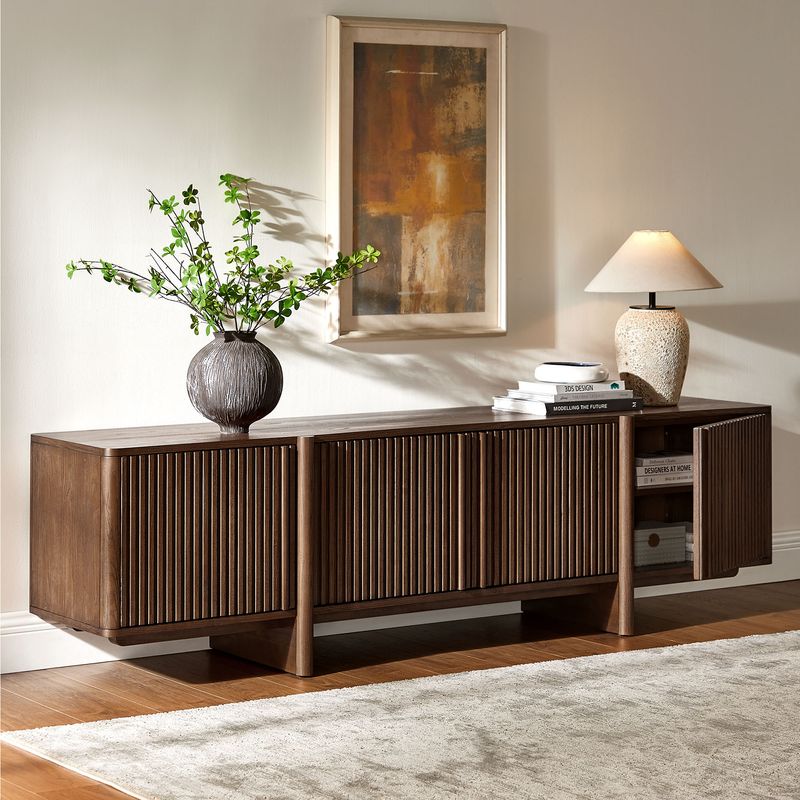 Sabina 84" Ash Wood Media Console