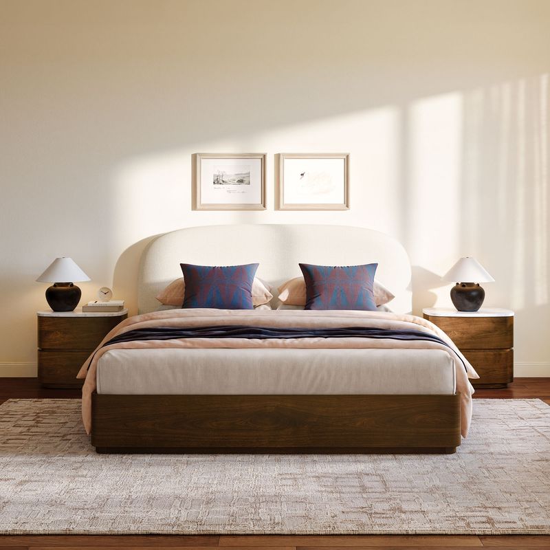 Verona Walnut Bed