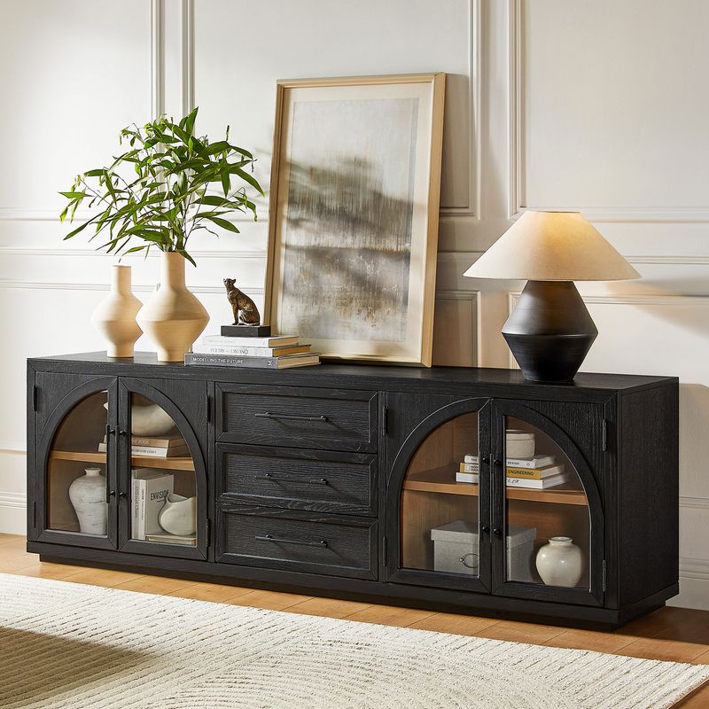 Valborg 80" Oak Media Console