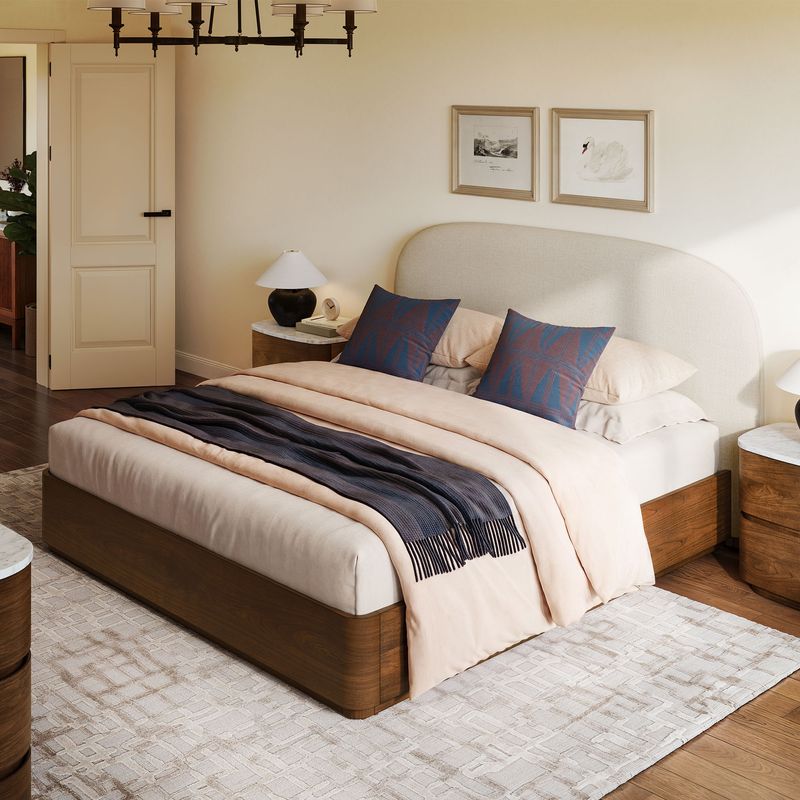 Verona Walnut Bed