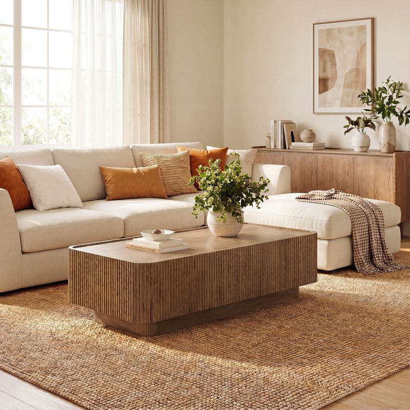 Skimra​ 55" Oak Coffee Table