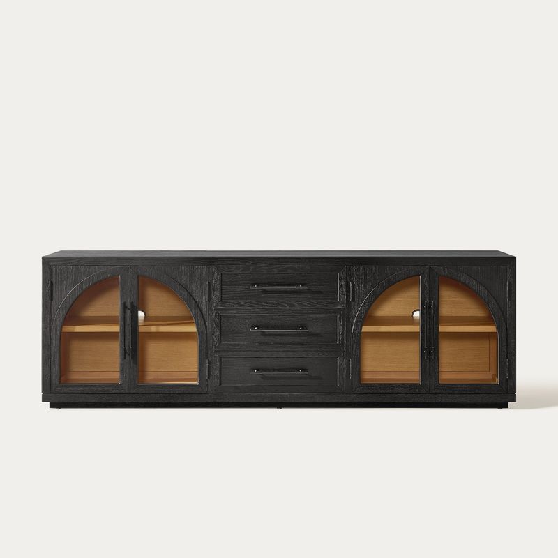 Valborg 80" Oak Media Console