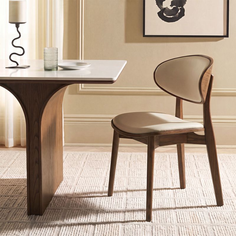 Kaia Leather Dining Chairs (Set of 2)