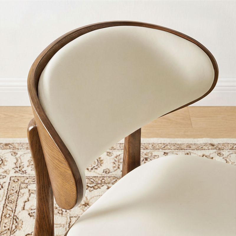 Kaia Leather Dining Chairs (Set of 2)