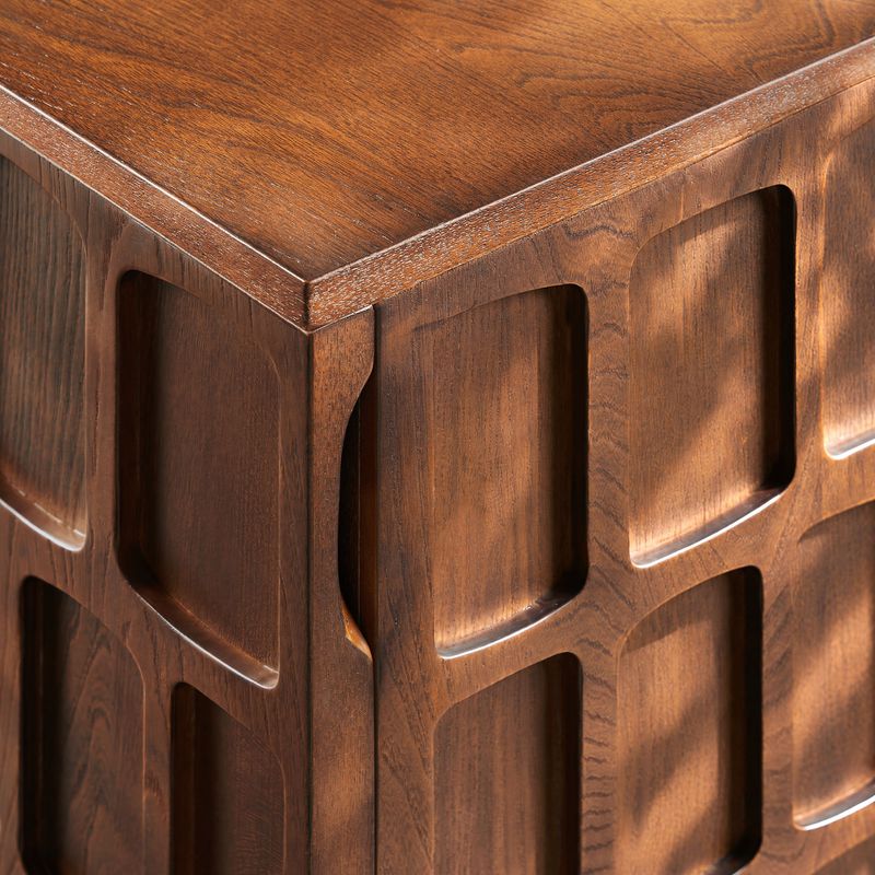 Vittorio 15" Elm Side Table