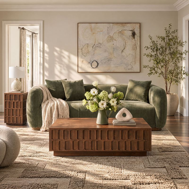 Vittorio 15" Elm Side Table