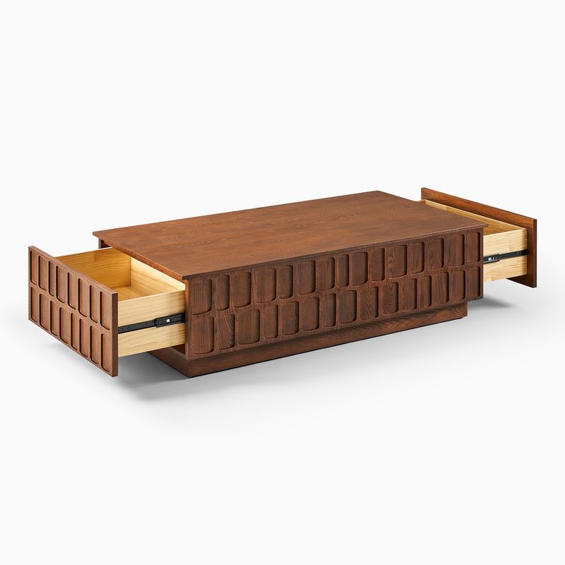 Vittorio 55" Elm Coffee Table