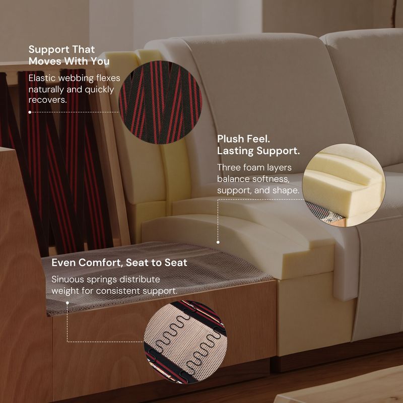 Solsta Left Arm Modular Sectional Sofa