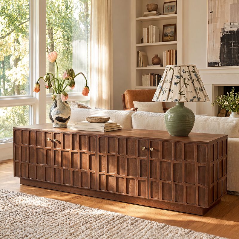 Vittorio 84" Elm Media Console