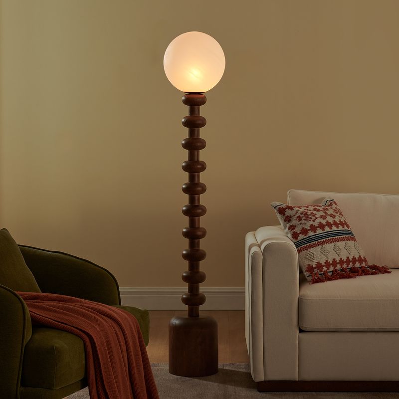 Totem Wooden Floor Lamp