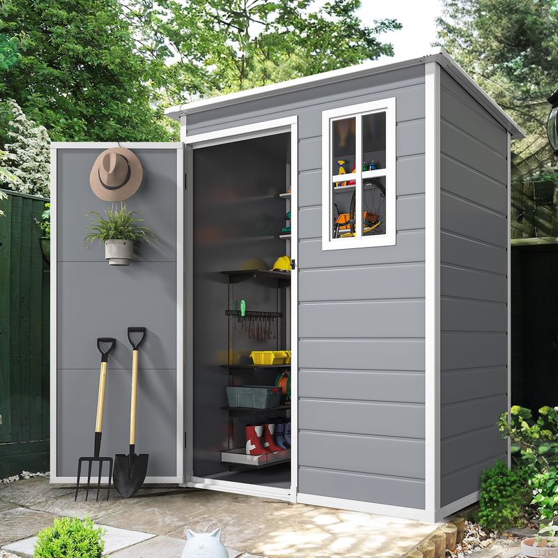 shed with garage door​