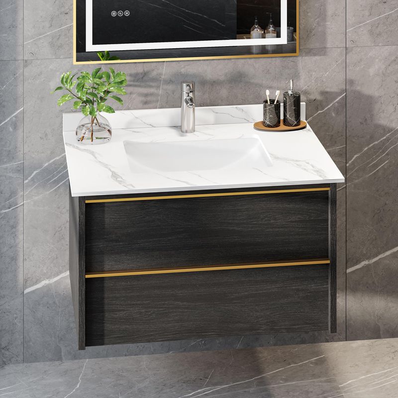 Yitahome 36 Inch Wall Mount Bathroom Vanity with Sink Combo