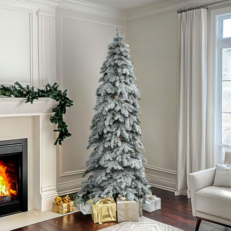artificial christmas tree with lights