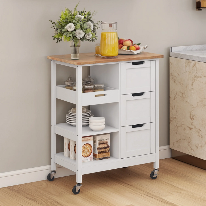 wooden serving cart, kitchen trolley carts
