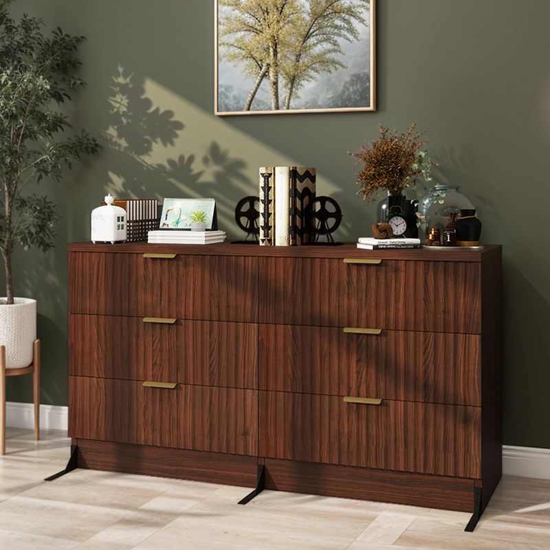 dresser with 6 drawers