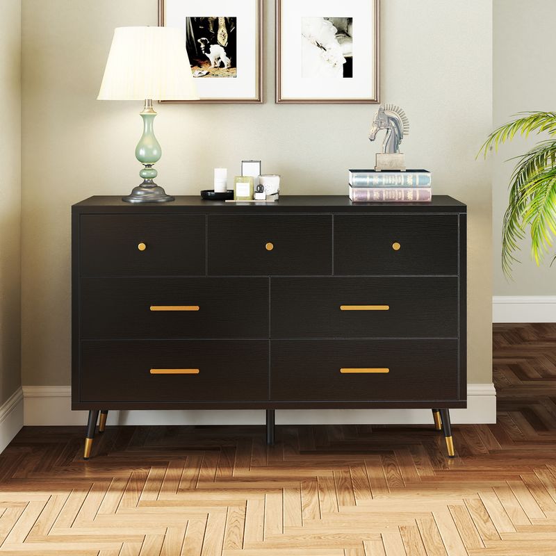 Front display of modern dressers