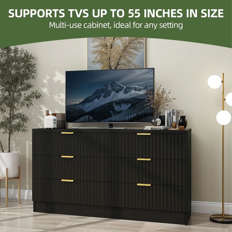 Black TV Stand