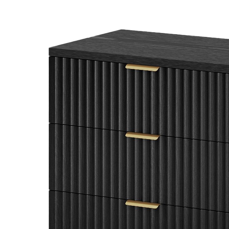 Black Six Drawer Dresser​
