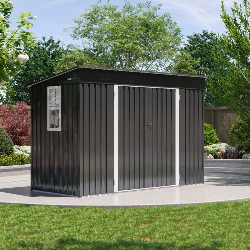 Shed house with close doors