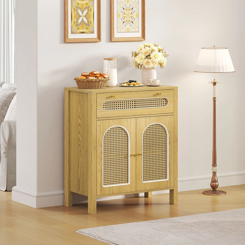 side view of bedroom chest of drawers