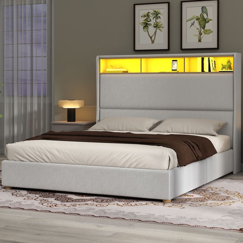 corduroy king bed frame, king size bed frame with headboard, storage king size bed frame, white wooden bedframe, king bed frame with headboard white, king size bed frame with storage, white king size bed frame, white king bed frame with headboard​