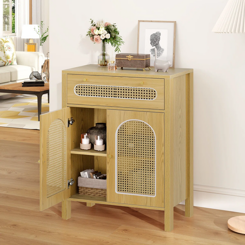 side view of bedroom chest of drawers