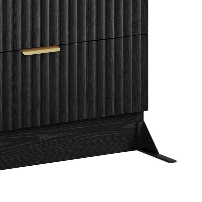 Black Six Drawer Dresser​