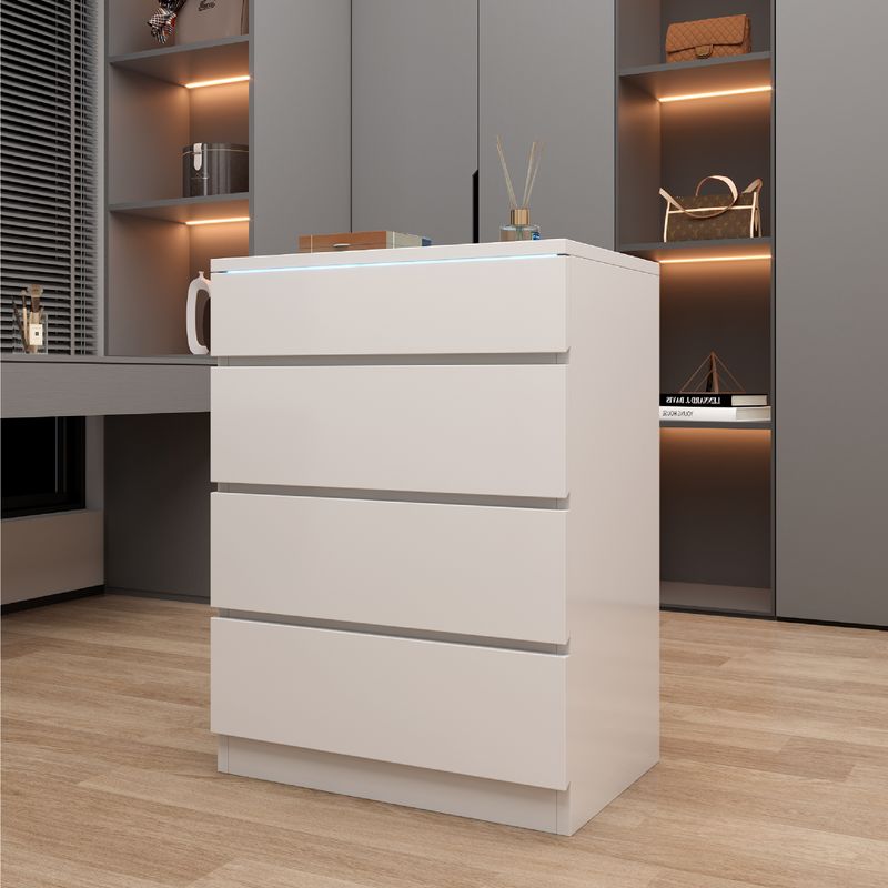 Side view of small dressers