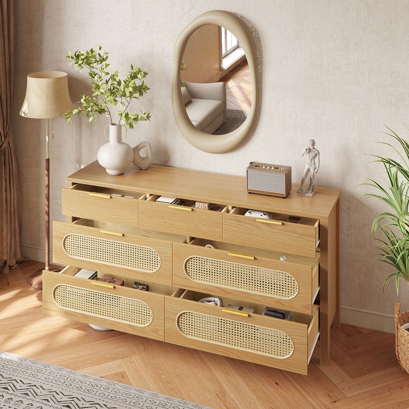 Top view of the 7-drawer dresser