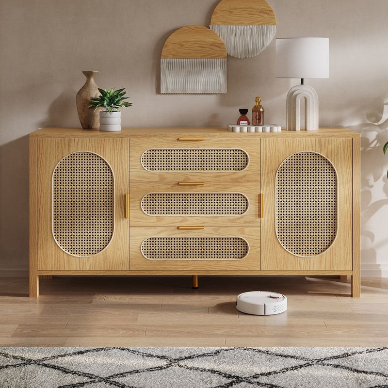 Front view of the sideboard cabinet
