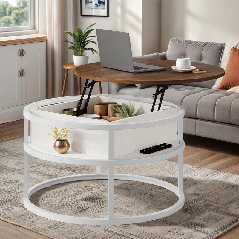 small round coffee table