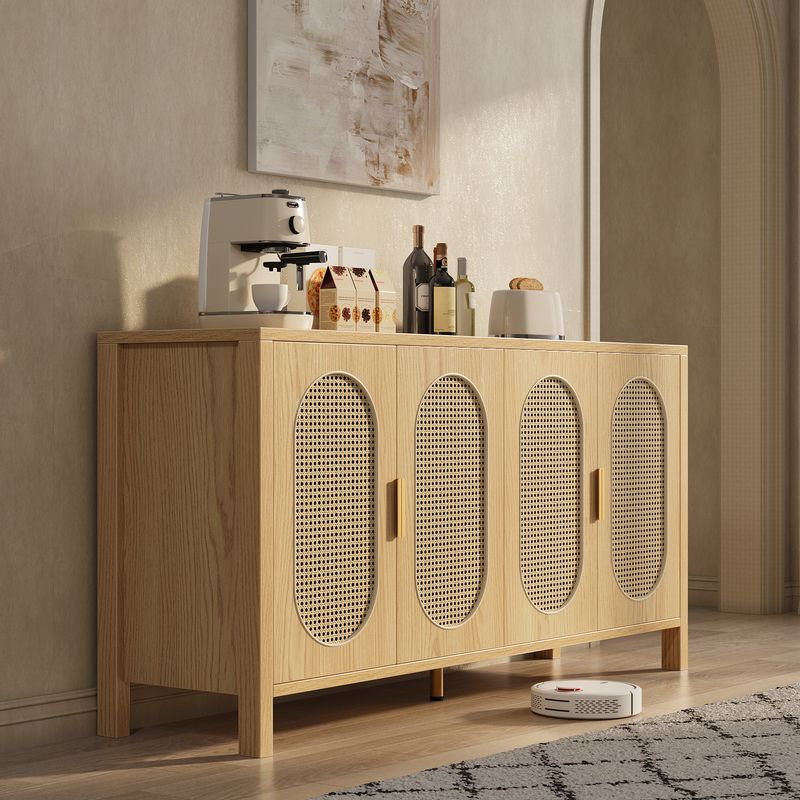 Side view of the cabinet storage organizer