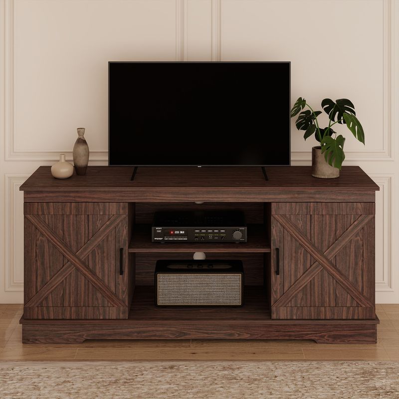 retro tv stand, retro wood tv stand​, tv stand with barn doors, tv stand, farmhouse tv stand​, tv stand with shelf, tv stand with cabinets​