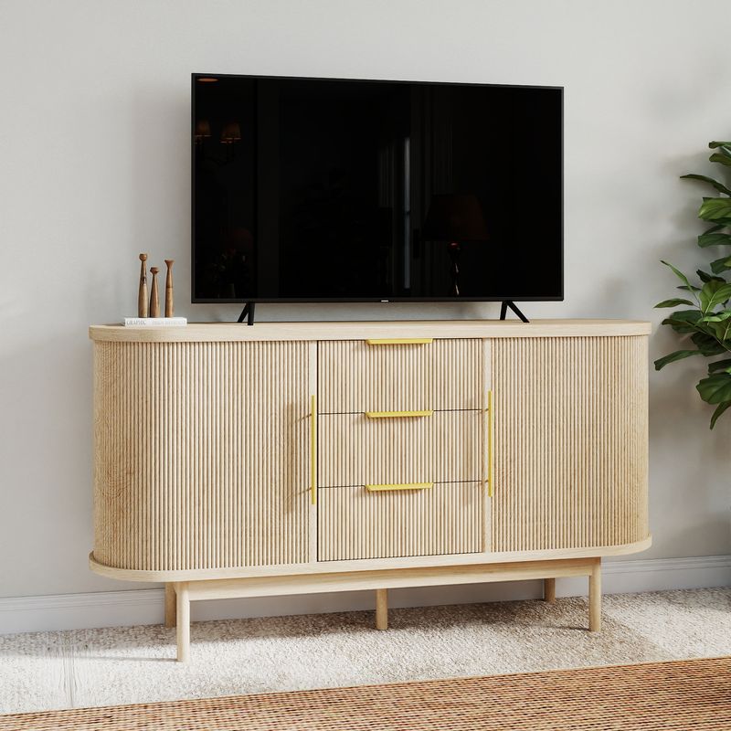 mid century modern tv stand