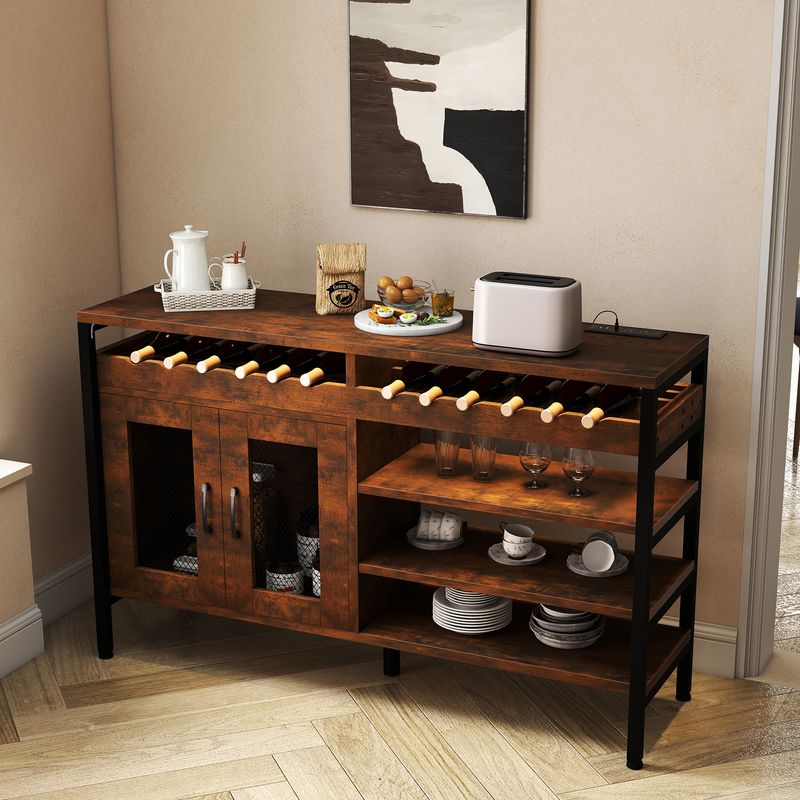 Top view of the buffet bar cabinet​