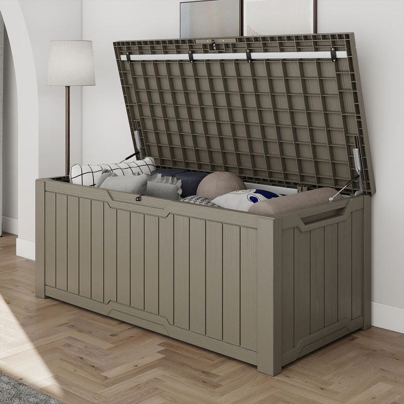 brown storage box